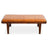 Maddox Tan Leather Bench