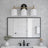 Meadows Three Lights Vanity Brushed Gold Bathroom Wall Light for Bathroom Over Mirror 20.5"W × 10.125"H × 5.5"E with White Frosted Glass