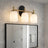 Meadows Three Lights Vanity Brushed Gold Bathroom Wall Light for Bathroom Over Mirror 20.5"W × 10.125"H × 5.5"E with White Frosted Glass