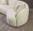 Bonita Ivory Boucle 3-Piece Curved 138" Sectional