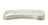 Bonita Ivory Boucle 3-Piece Curved 138" Sectional