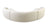 Bonita Ivory Boucle 3-Piece Curved 138" Sectional