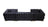 Ariana Black Velvet Double Chaise 138" Sectional