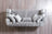 Santana Silver Velvet Sofa