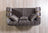 Santana Smoke Velvet Sofa 89" & Loveseat 69"