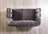Santana Smoke Velvet Sofa 89" & Loveseat 69"