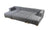 Ariana Gray Velvet Double Chaise 138" Sectional