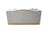 Milena Ivory Velvet Loveseat 73"