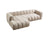 Lis Sand Boucle LAF 115" Sectional