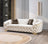 Lupino Ivory Velvet Sofa 98" & Loveseat 79"