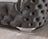 Lupino Gray Velvet Loveseat 79"