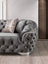 Lupino Gray Velvet Loveseat 79"