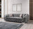 Lupino Gray Velvet Sofa 98" & Loveseat 79"