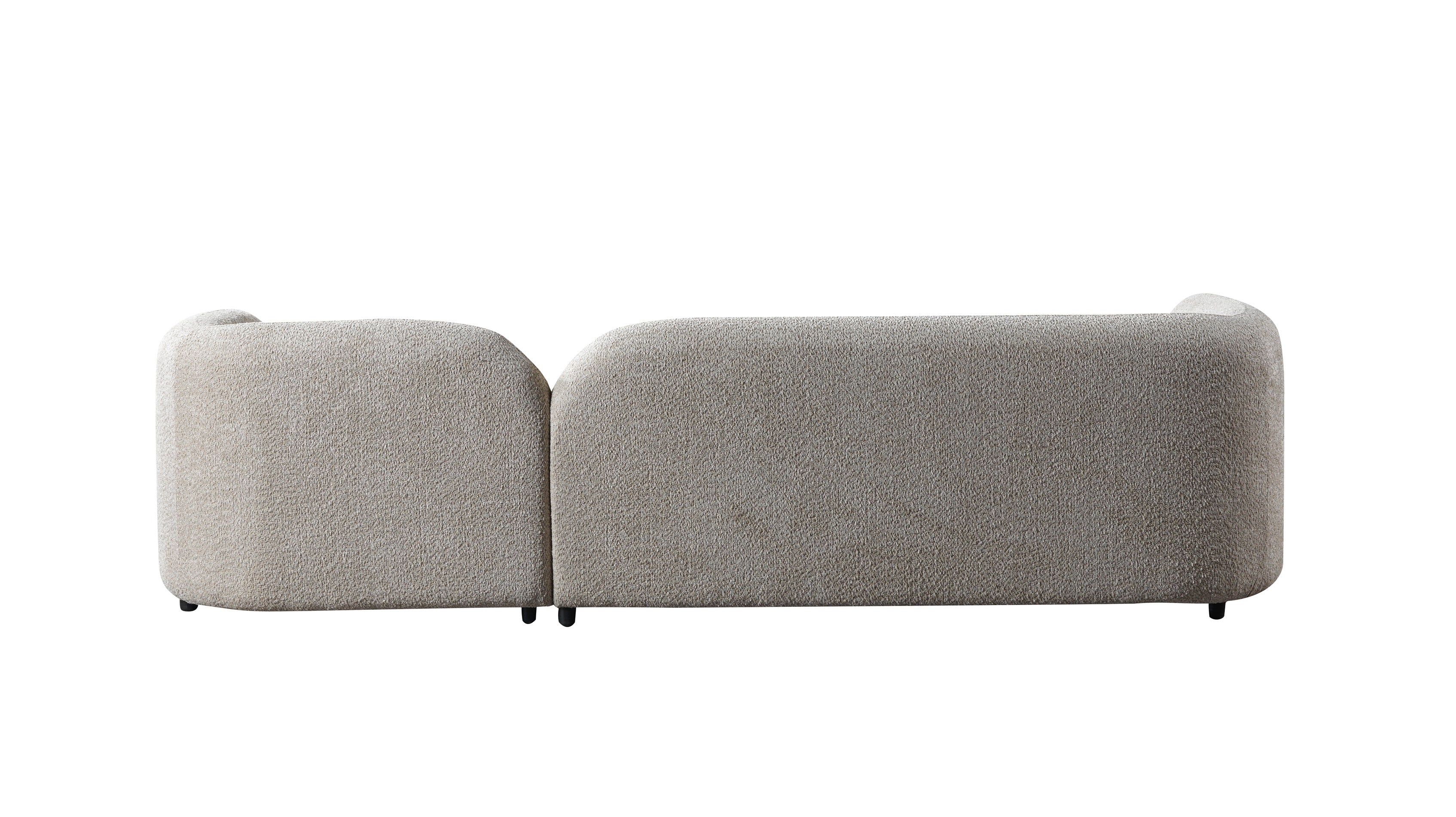 Liva Sand Boucle RAF 110" Sectional