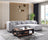 Liva Gray Boucle RAF 110" Sectional