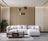 Liva Gray Boucle RAF 110" Sectional