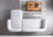 Liva Gray Boucle RAF 110" Sectional