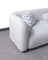 Liva Gray Boucle RAF 110" Sectional