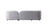 Liva Gray Boucle RAF 110" Sectional