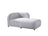 Liva Gray Boucle RAF 110" Sectional