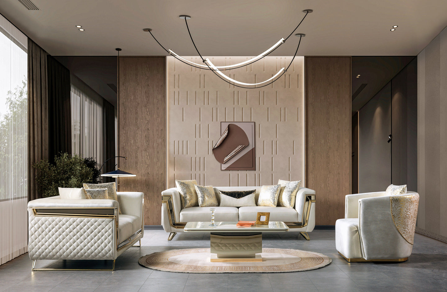 Anica Ivory Coffee Table