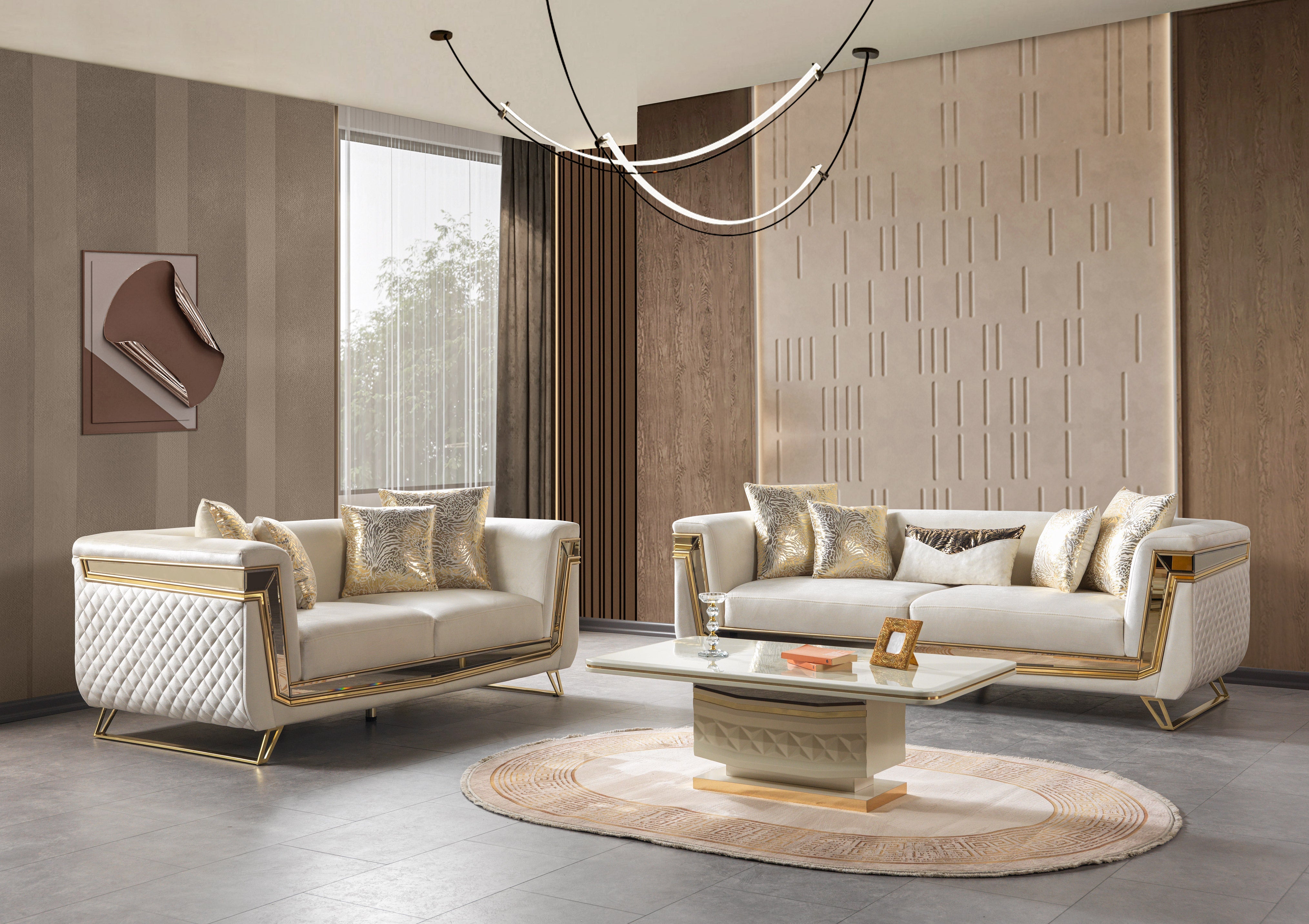 Anica Ivory Coffee Table