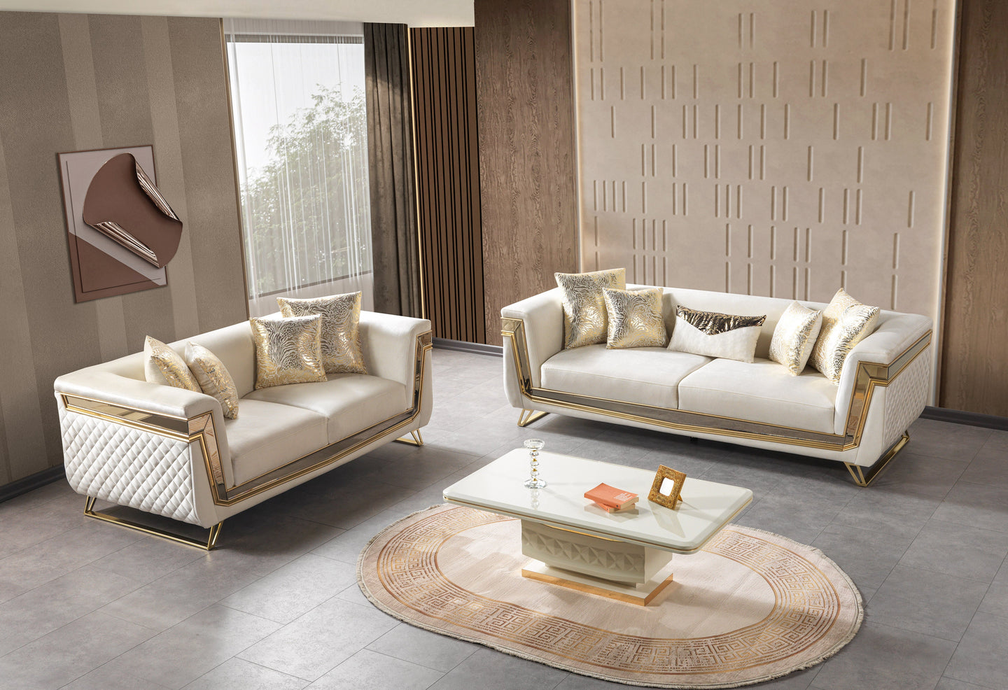 Anica Ivory Coffee Table