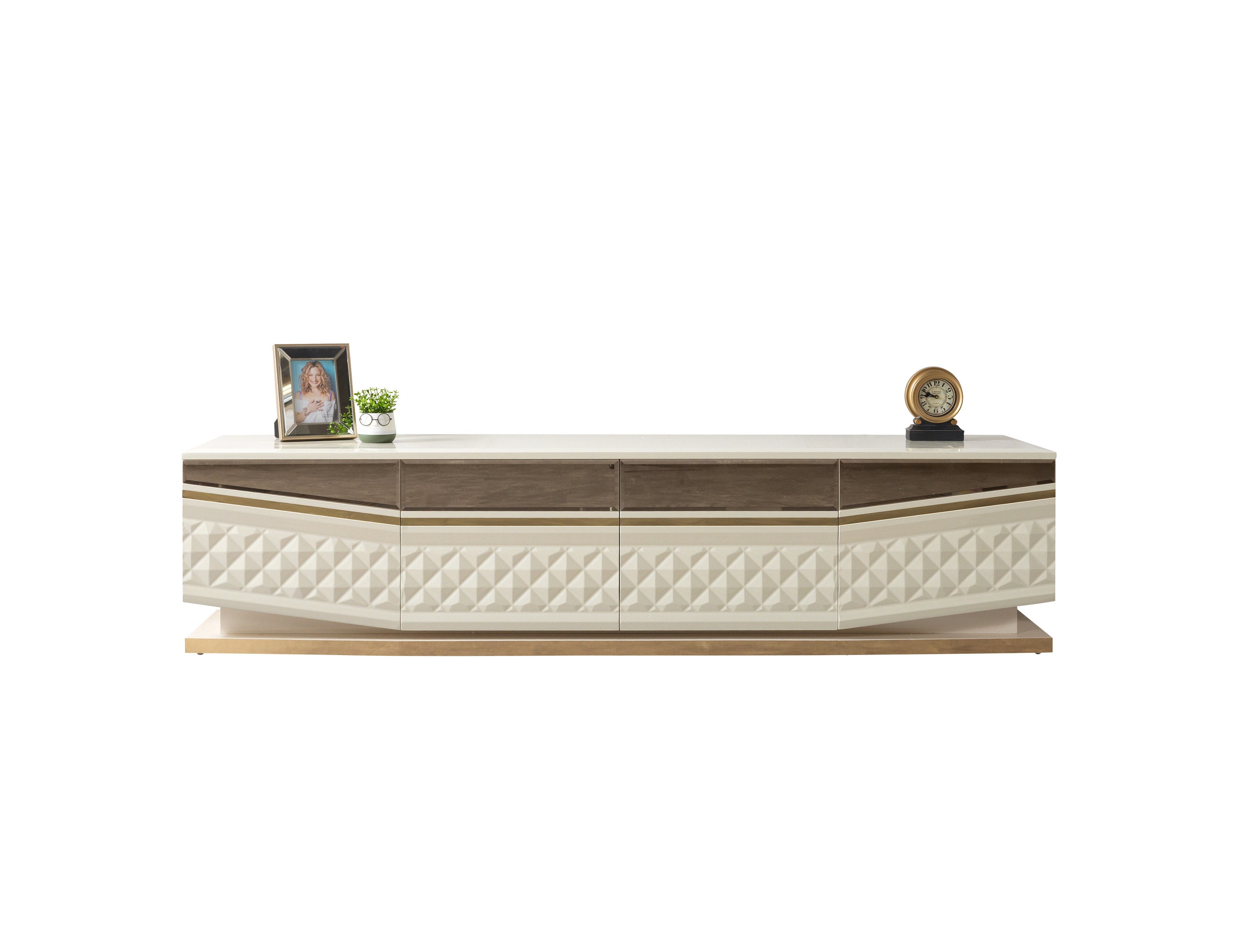 Anica Ivory Tv Stand