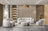 Bonita Ivory Velvet Loveseat 81"