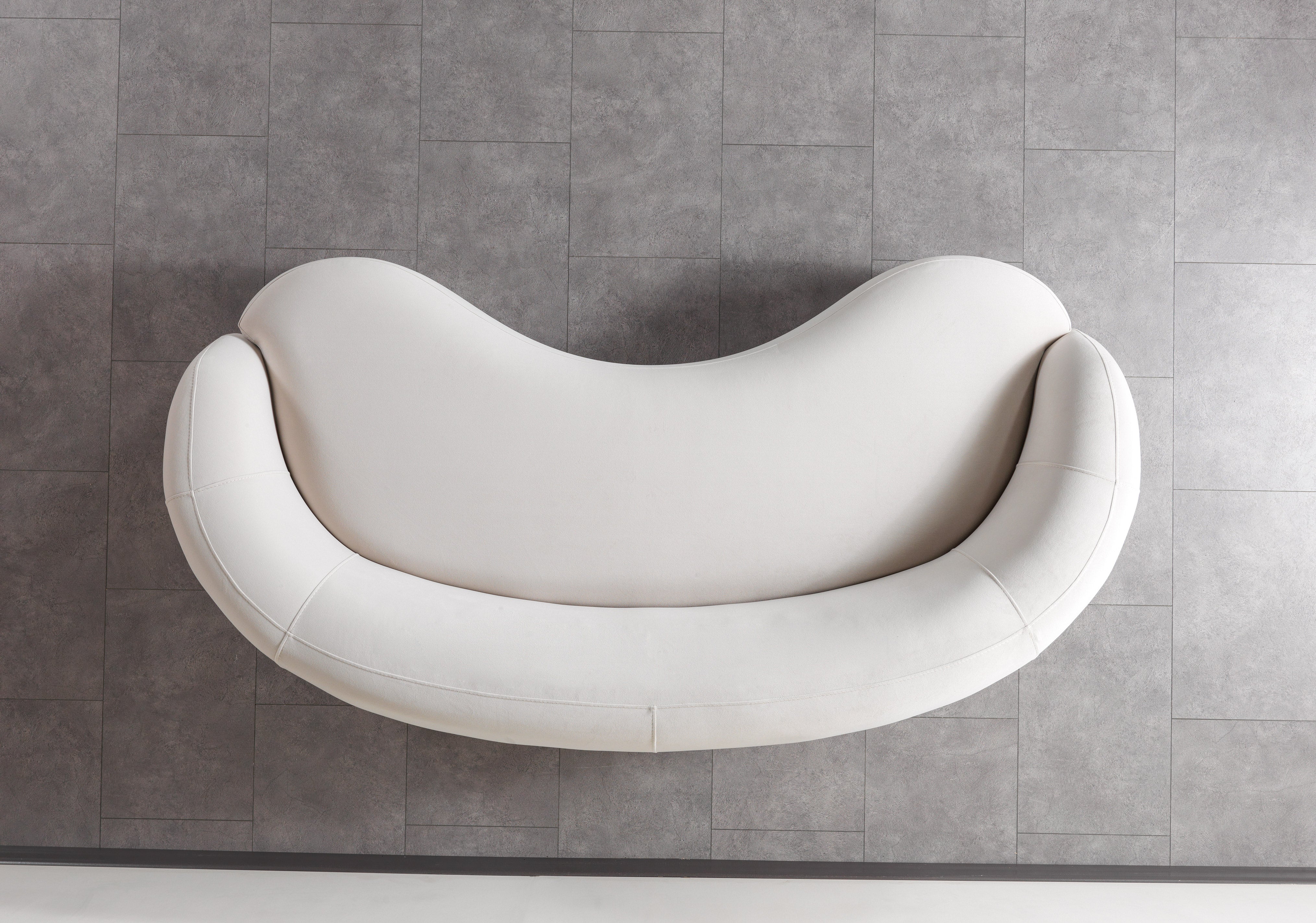 Bonita Ivory Velvet Sofa 91" & Loveseat 81"