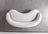 Bonita Ivory Velvet Sofa 91"