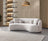 Bonita Ivory Velvet Sofa 91"