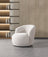 Bonita Ivory Velvet Accent Chair