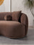 Bonita Coffee Velvet Sofa 91"