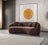 Bonita Coffee Velvet Sofa 91" & Loveseat 81"