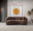 Bonita Coffee Velvet Sofa 91" & Loveseat 81"
