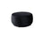 Cloe Black Velvet Round Ottoman