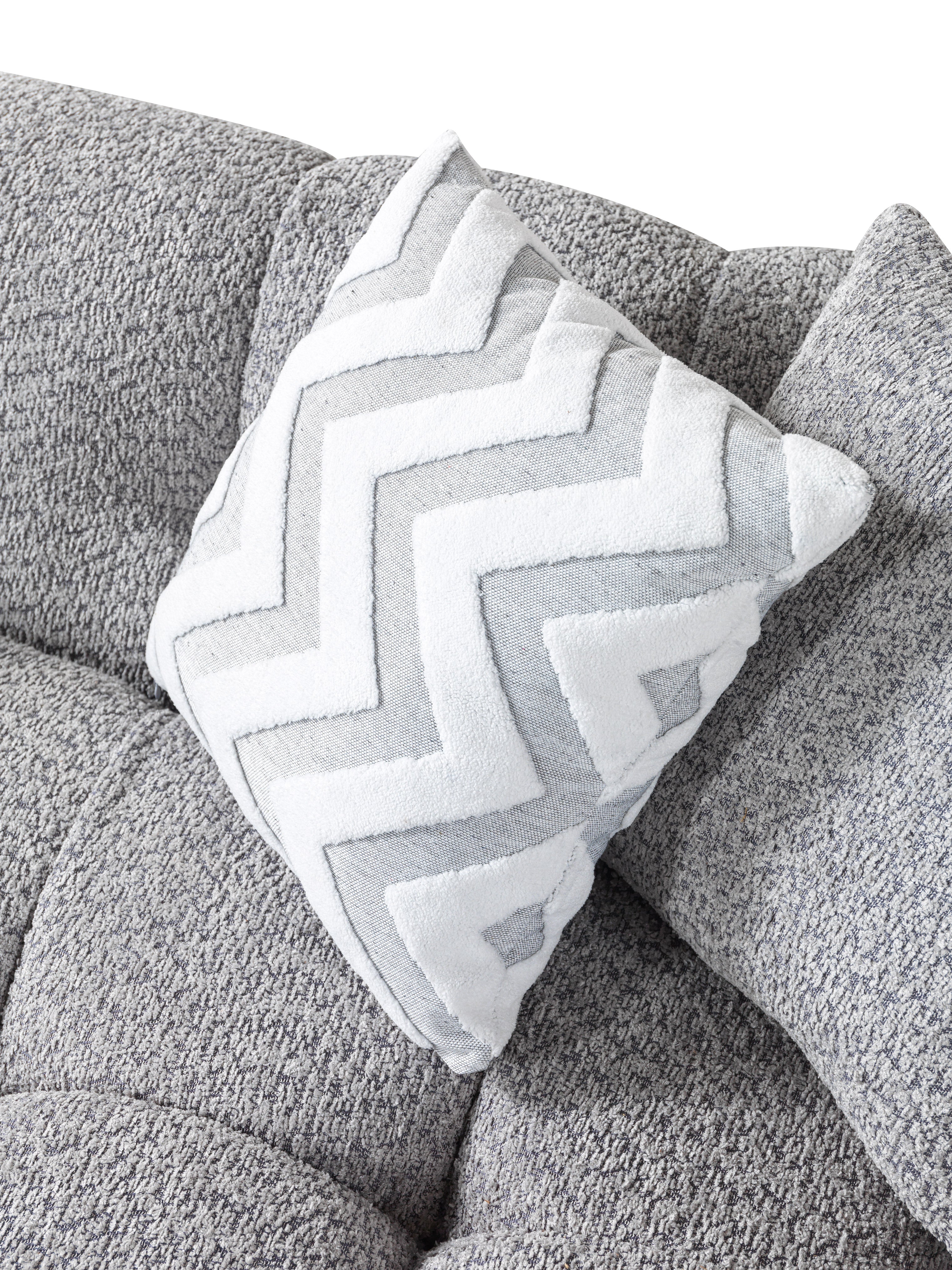 Ivy Gray Boucle RAF 110" Sectional
