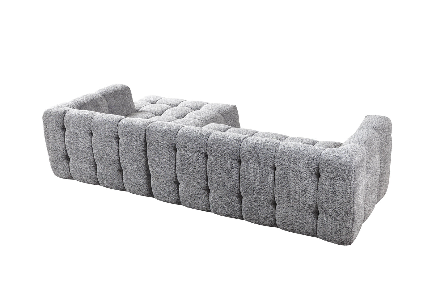 Ivy Gray Boucle RAF 110" Sectional