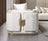 Carlina Ivory Velvet Sofa & Loveseat