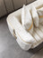 Carlina Ivory Velvet Sofa