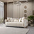 Carlina Ivory Velvet Sofa & Loveseat