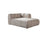 Lis Sand Boucle Double Chaise 147" Sectional