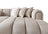 Lis Sand Boucle Double Chaise 147" Sectional