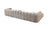 Lis Sand Boucle Double Chaise 147" Sectional