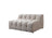 Ivy Sand Boucle Double Chaise 146" Sectional