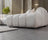 Lis Ivory Boucle Double Chaise 147" Sectional