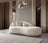 Bonita Ivory Boucle Sofa Chaise 87"