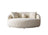 Bonita Ivory Boucle Round Sofa  71"