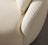 Bonita Ivory Boucle Round Sofa  71"